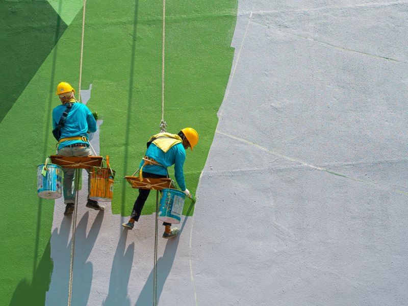 Commercial Fence Painting in Greeley, CO