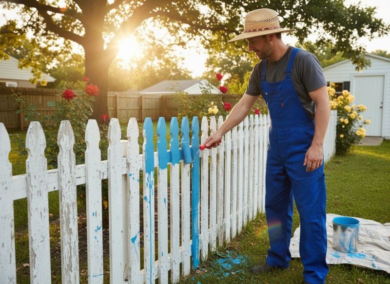 Livestock Fence Painting in Waco, TX