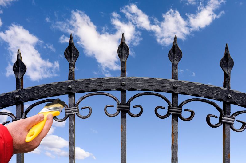 Metal Fence Painting in Waco, TX