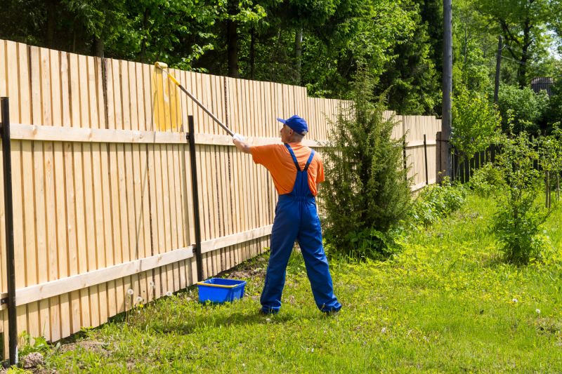 Steel Fence Painting in Waco, TX