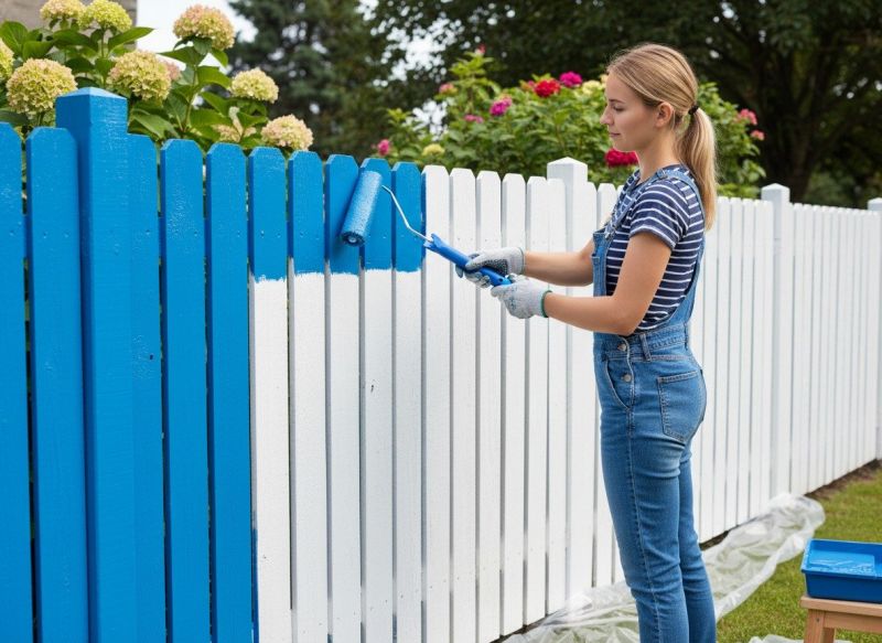 Pool Fence Painting in Waco, TX